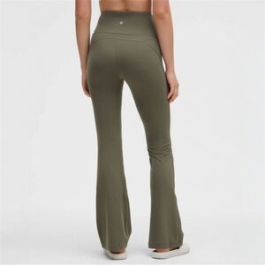 Lululemon Groove Nulu Super-High-Rise Flared Pant•Army Green💚